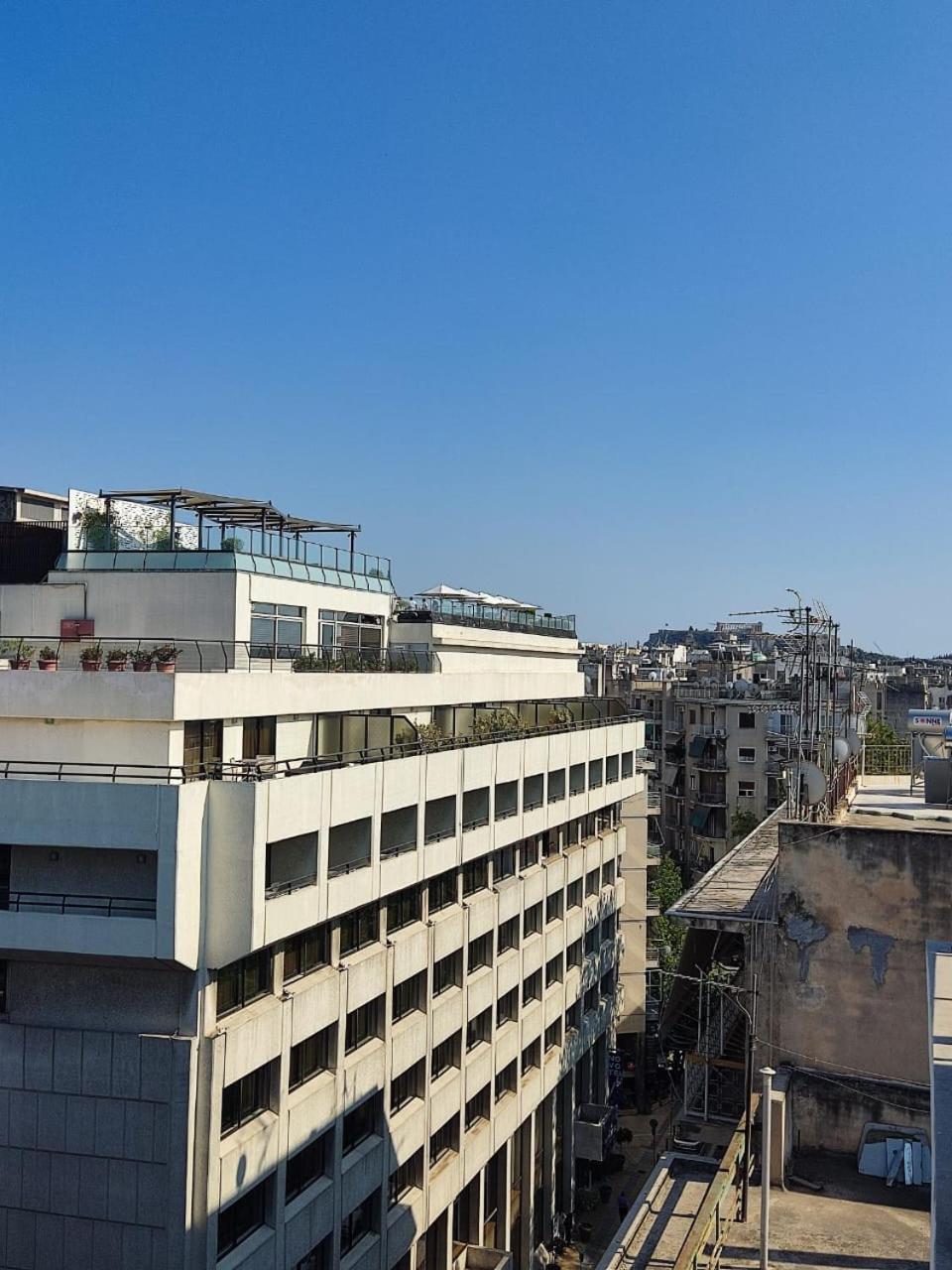 Voda Luxury Residence #401 - Acropolis View Rooftop Atene Esterno foto